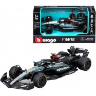 Bburago Scale 1/43 Mercedes-AMG Petronas F1 Lewis Hamilton 44 W15 E-Performance 44 Lewis Hamilton- Scale 1:43