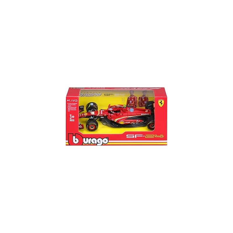 Bburago Scale 1:43 Ferrari F1 Team Carlos Sainz 55