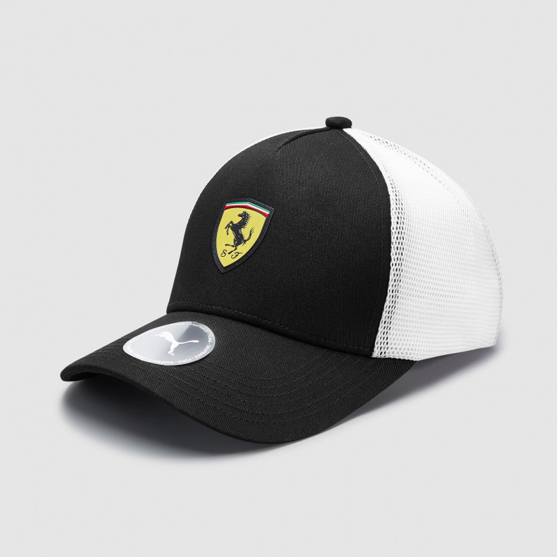 Scuderia Ferrari F1 Logo Trucker Cap Black