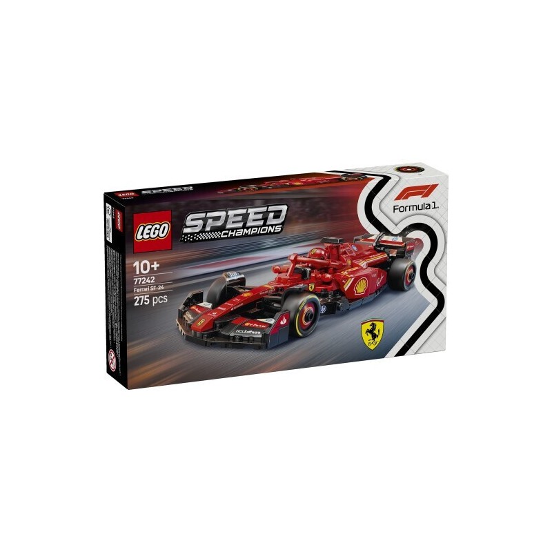 Lego Speed Champions Scuderia Ferrari Sf-24 F1 Race Car 275pcs