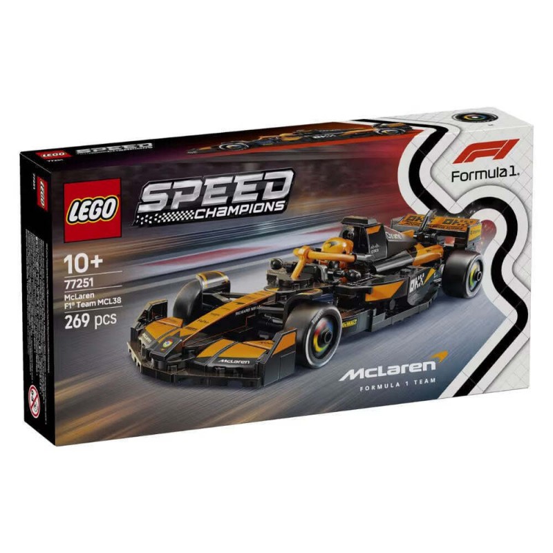 Lego Speed Champions Mclaren F1 Team MCL38 Race Car 269 pcs