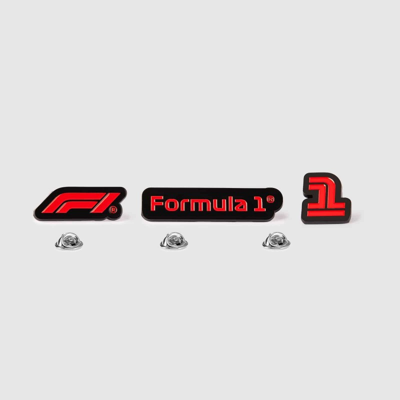 F1 Pin Badge Set
