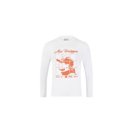 Red Bull Racing F1 Team Max Verstappen Puzzle Long Sleeve T-shirt