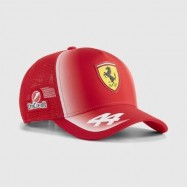 Scuderia Ferrari F1 2026 Lewis Hamilton 44 Trucker Cap Red