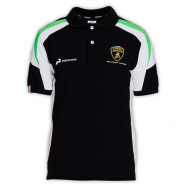 Lamborghini Sc Black Lime Womens Polo