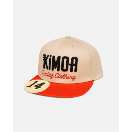 Fernando Alonso 14 Kimoa Racing Flatbrim Cap Off White/Orange