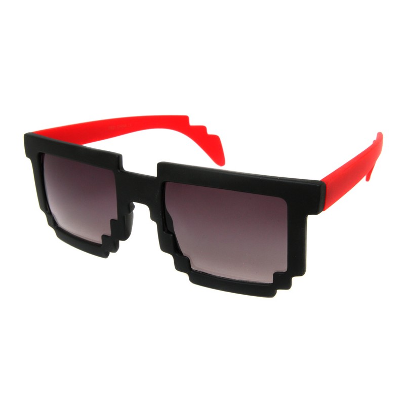MINECRAFT SQUARE PIXEL 8-BIT GAMER SUNGLASSES