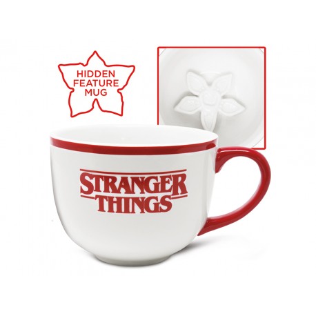 Stranger Things 3d Sculped White Mug