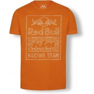 Red Bull Ktm Racing Team Mosaic Graphic Orange T-shirt
