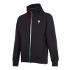 Scuderia Ferrari Sf Kids Tricolore Zip Hoody Black