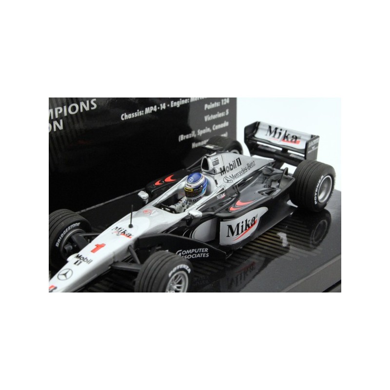 Mika Hakkinen McLaren Mercedes MP4/14 No 1 World Champion F1