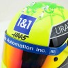 Mick Schumacher helmet 2021 Scale 1/2 Yellow / Green