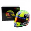 Mick Schumacher helmet 2021 Scale 1/2 Yellow / Green