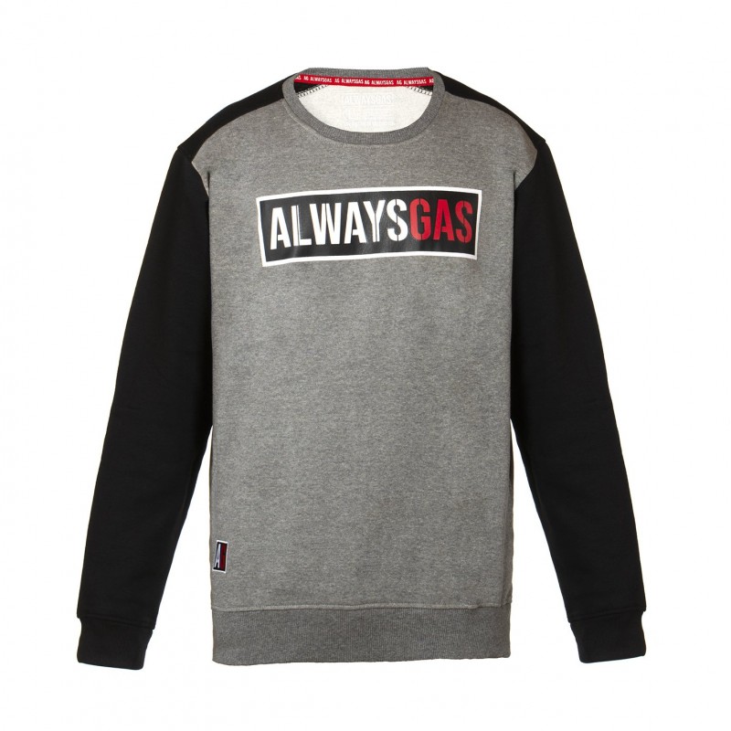 ALWAYSGAS URBAN SWEATSHIRT GREY/BLACK