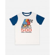 KIMOA MENS INDY RETRO 66 TEE WHITE
