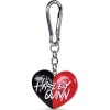 Harley Quinn – Heart 3D Keychain Red/Black