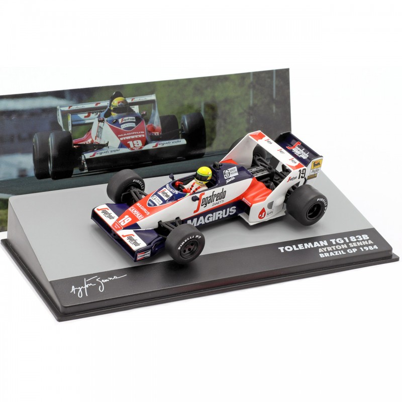 Ayrton Senna Toleman TG183B 19 Brazil F1 GP 1984 1/43