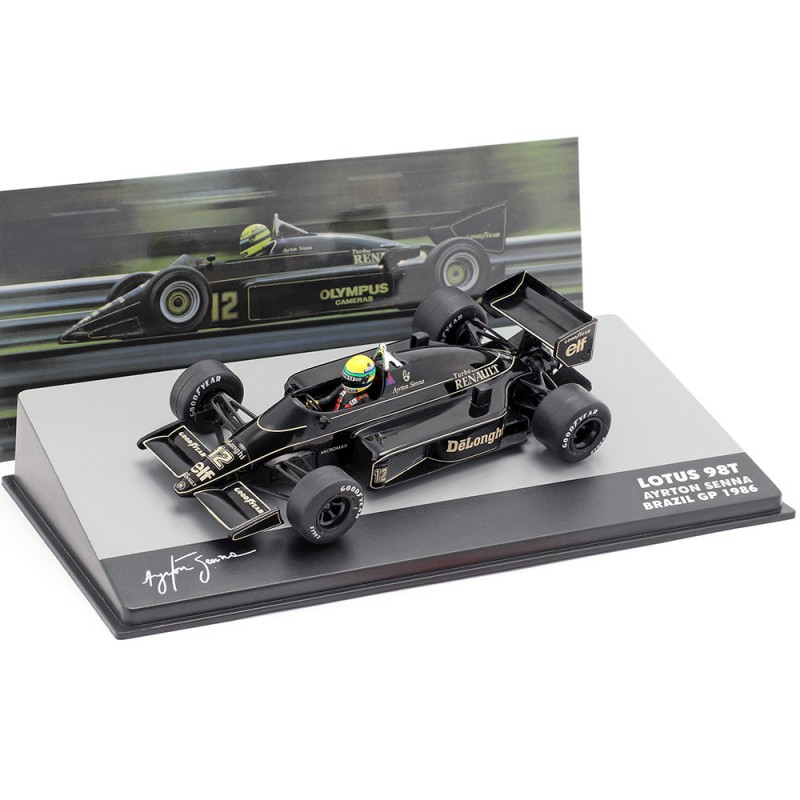 Ayrton Senna Lotus 98T 12 Brazil F 1 GP 1986 1/43