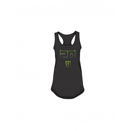 Fabio Quartararo Monster Energy Dual - 20 Logo MonsterCollection Tank top Woman Black