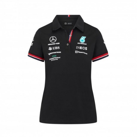 Mercedes AMG F1 Team Team Poloshirt Black Lady