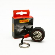 Pirelli Tyre Key Ring Red 18' Black/Red