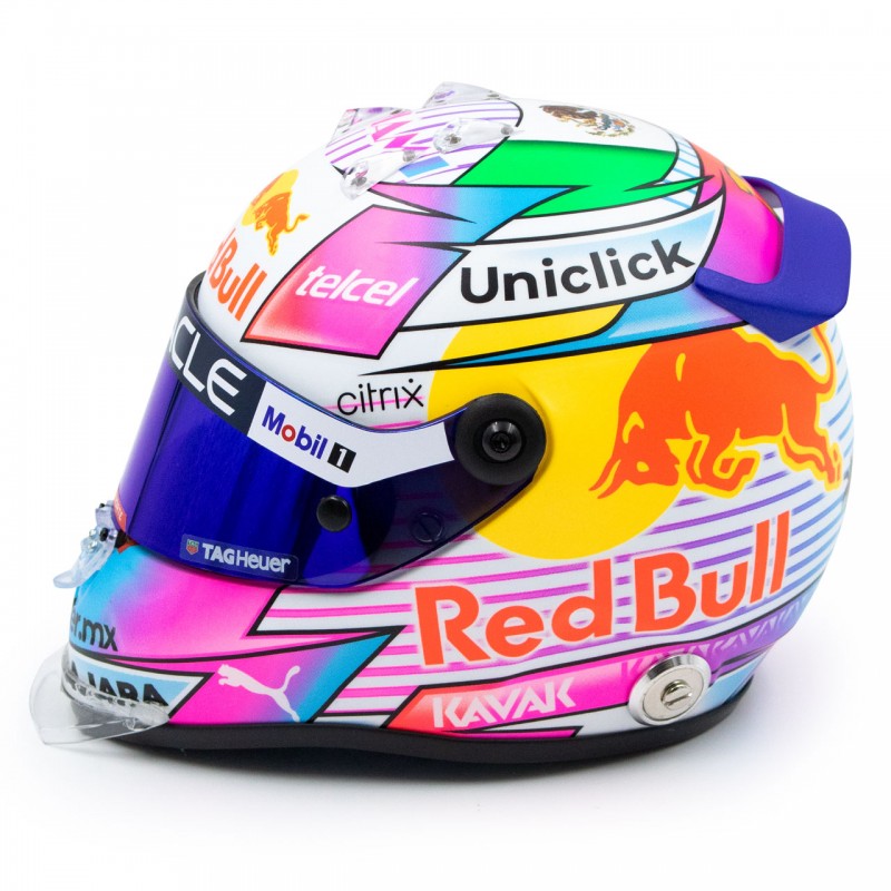 Sergio Pérez Red Bull Racing helmet Formula 1 Miami GP 2022 Scale 1/2