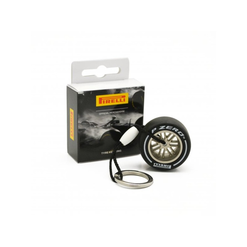 Pirelli Tyre Key Ring White 18' Pirelli Tyre Key Ring White 18'