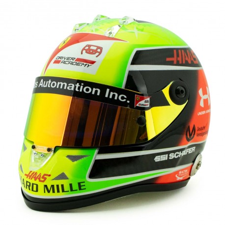 Mick Schumacher helmet Test Drive Abu Dhabi 2020 Scale 1/2