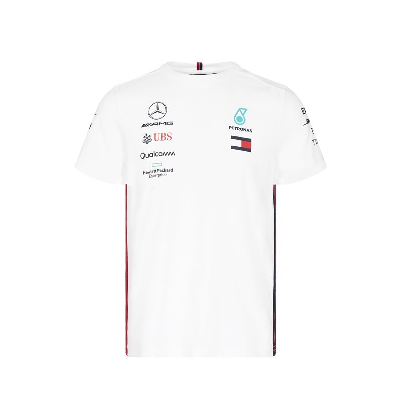 T-SHIRT Tee Formula One 1 Mercedes AMG Petronas F1 Team Hi-Viz  PIT Black AU 