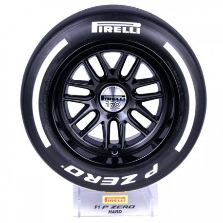 Pirelli Pole Position Wind Tunnel Tyre hard 2022 White 18' Scale 1:2