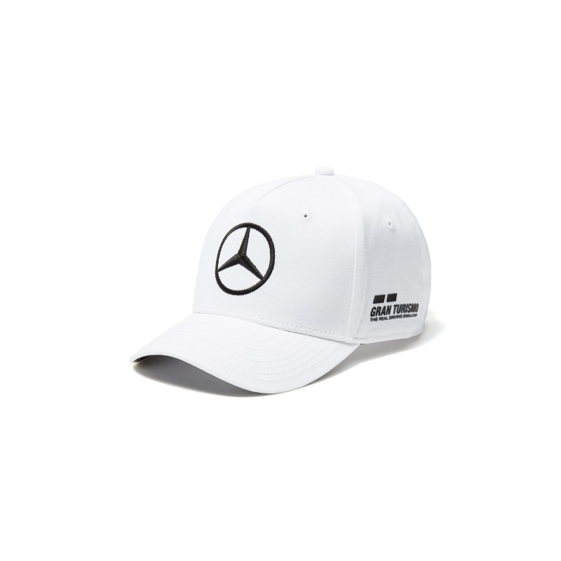 Kids Motorsport 2020 Mercedes-AMG Petronas Official Formula One Lewis Hamilton Cap White Size