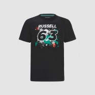 Mercedes-AMG Petronas George Russell 63 Black T-Shirt