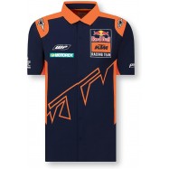 KTM Official Teamline Shirt Orange/Blue