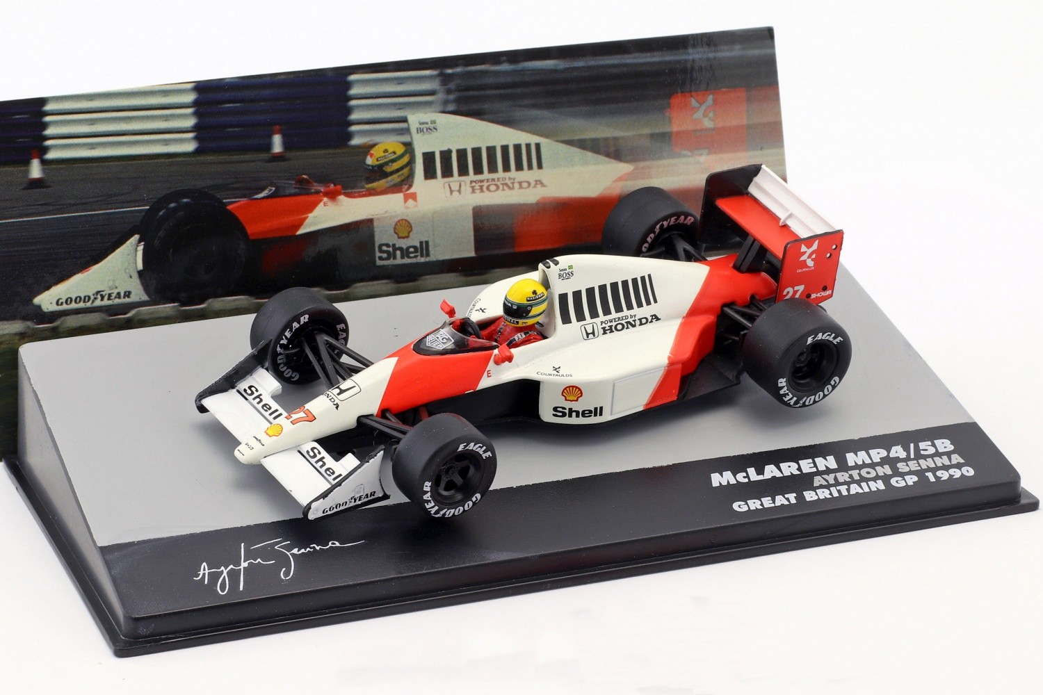 Ayrton Senna マクラーレンMP4/5 ロータスホンダ99T 1/18 Mclaren MP4/5B 27 Ayrton Senna 1990 F1 World Champion 1:18