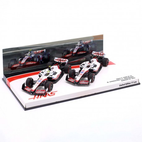 Haas F1 Team 2022 Schumacher / Magnussen double set Limited Edition 1/43