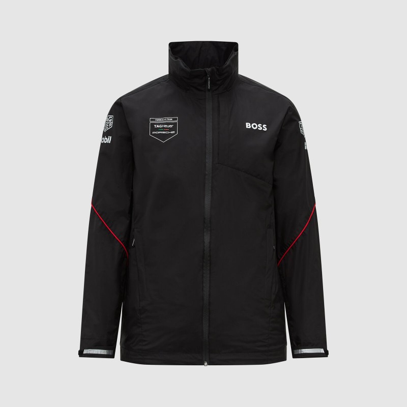Porsche Motorsport 2023 Formula E Team Rain Jacket Black