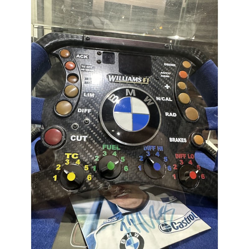 BMW WILLIAMS F1 TEAM JUAN PABLO MONTOYA STEERING WHEEL SCALE 11