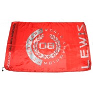 Mclaren Mercedes 2008 Lewis Hamilton Flag Red