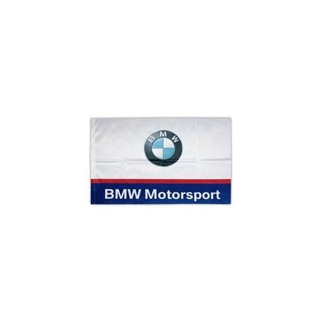 Bmw M Motorsport Flag White/Blue