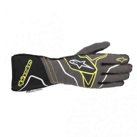 ALPINESTARS TECH-1 ZX V2 GLOVES ANT/YEL FL/BLK