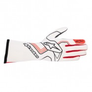 ALPINESTARS TECH-1 RACE V3 GLOVE WHT/RED