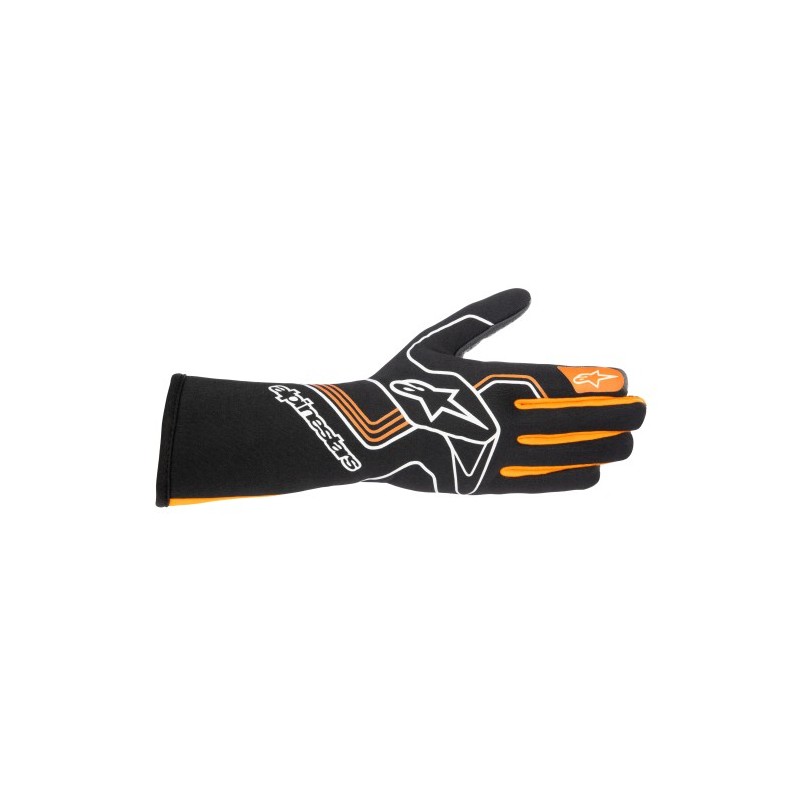 ALPINESTARS TECH-1 RACE V3 GLOVE BLK/OR/FL