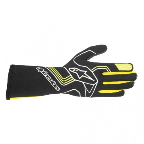 ALPINESTARS TECH-1 RACE V3 GLOVE BLK/YEL FL