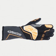 TECH-1 ZX V4 GLOVES FIA/SFI BLACK ORANGE FLUO