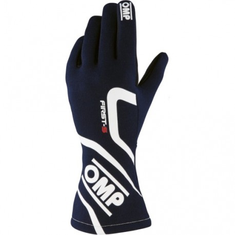 OMP FIRST-S DARK BLUE FIA PILOT GLOVE