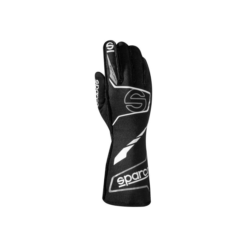 SPARCO FUTURA BLACK/WHITE FIA DRIVER GLOVE