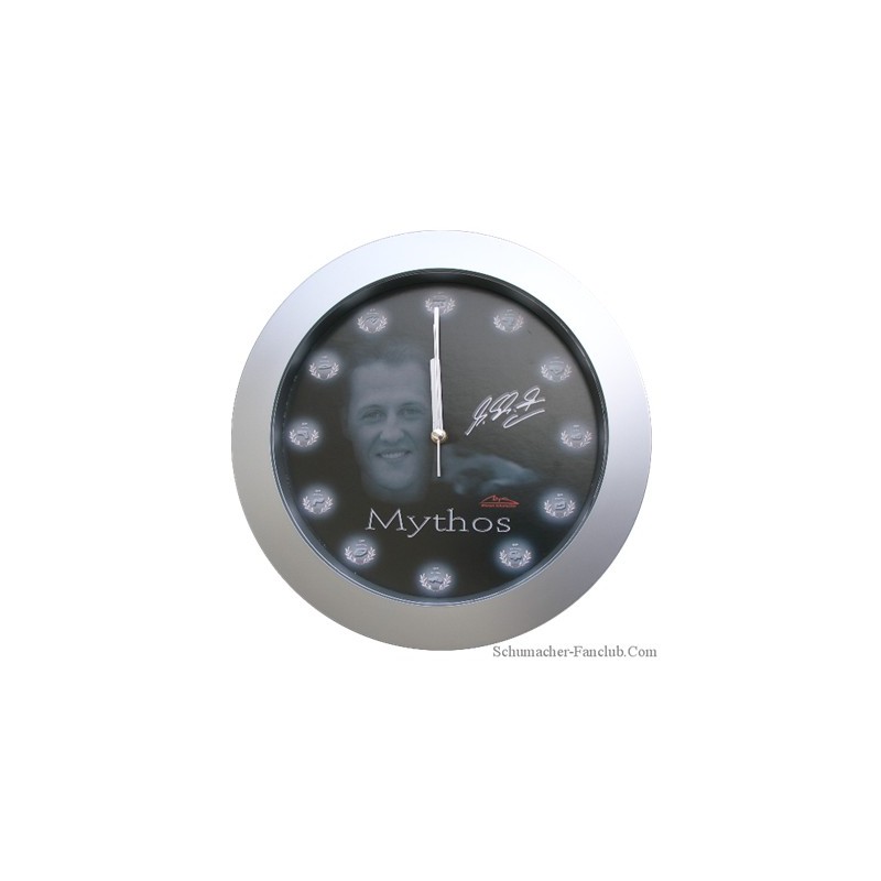 MICHAEL SCHUMACHER MYTHOS WALL CLOCK