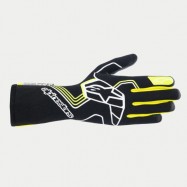 TECH-1 RACE V4 FIA/SFI GLOVES BLACK FLUO YELLOW