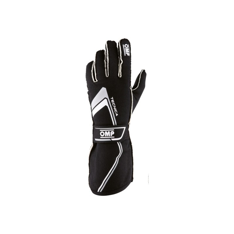 OMP TECNICA FIA PILOT GLOVE BLACK/GREY COLOR