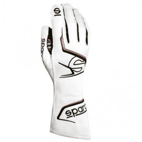 SPARCO ARROW WHITE/GREY FIA DRIVER GLOVE